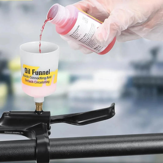 High Performance Bike Brake Mineral Oil - 60ml/2oz - Ideal for Shimano and Tektro Hydraulic Brake Systems