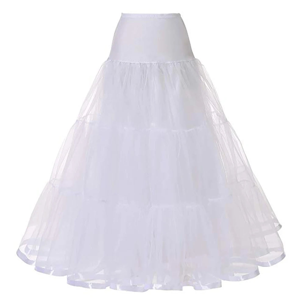 Women's 1 Meter Long Bridal Petticoat Big Wing Boneless Bride Wedding Dance Underskirt Dress Puff Skirt Petticoat Skirt