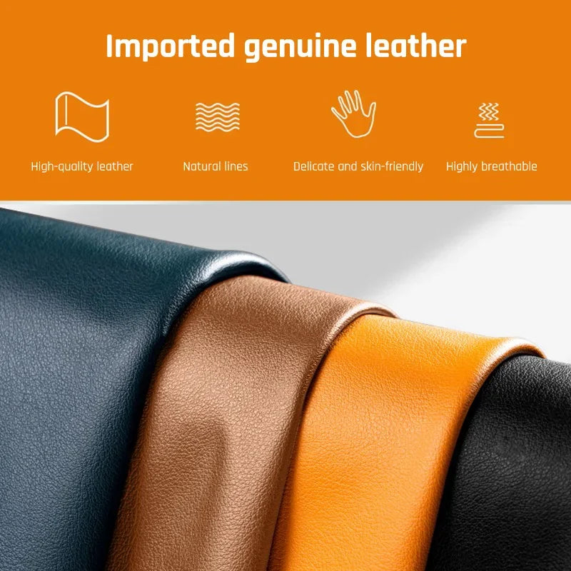 Original Leather Wireless Charging Animation Cases for iPhone 16 15 14 13 Pro Max Magsafe Phone Case Magnetic Cover Accessories - Shoppiline