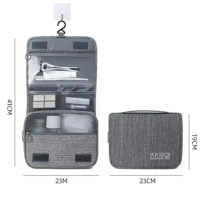 1PC Oxford Fabric Men Business Portable Storage Bag Toiletries Organizer Women Cosmetic Bag Waterproof Hanging Travel Wash Pouch
