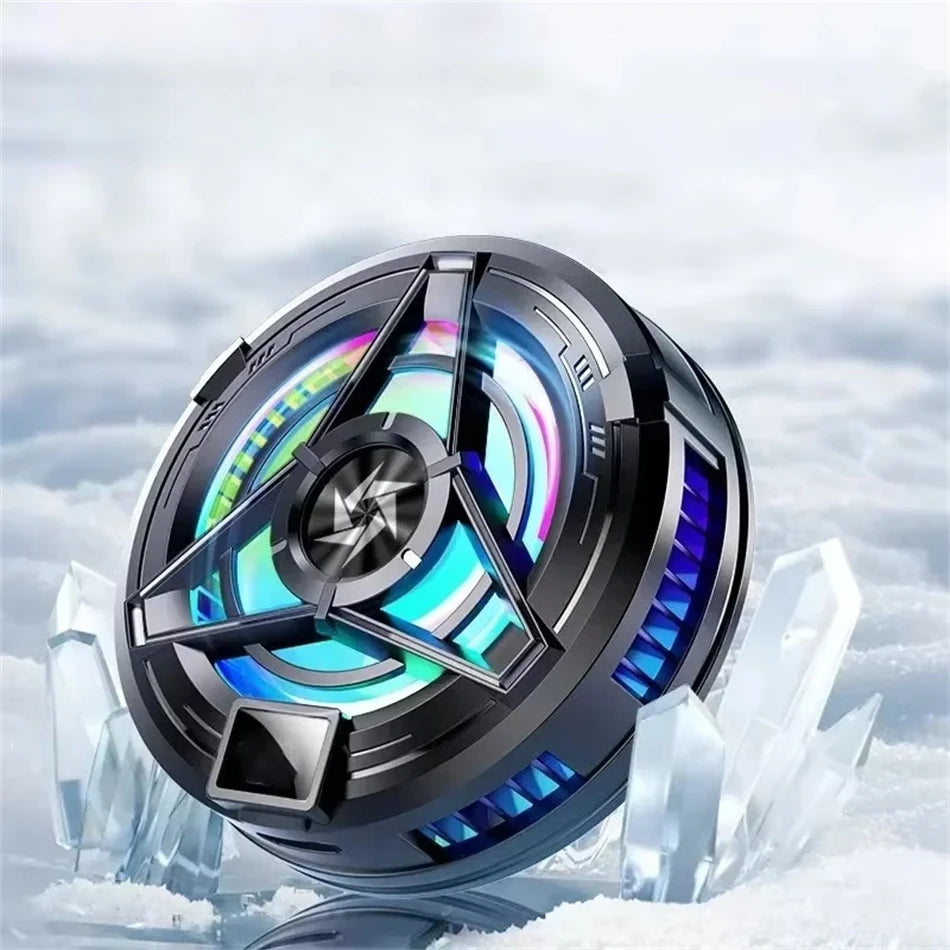 SL17 Magnetic Phones Cooler Back-Clip 2 in 1 Game Cooler Semiconductor Fast Phone Cooling Fan for IOS Android Phone - Shoppiline