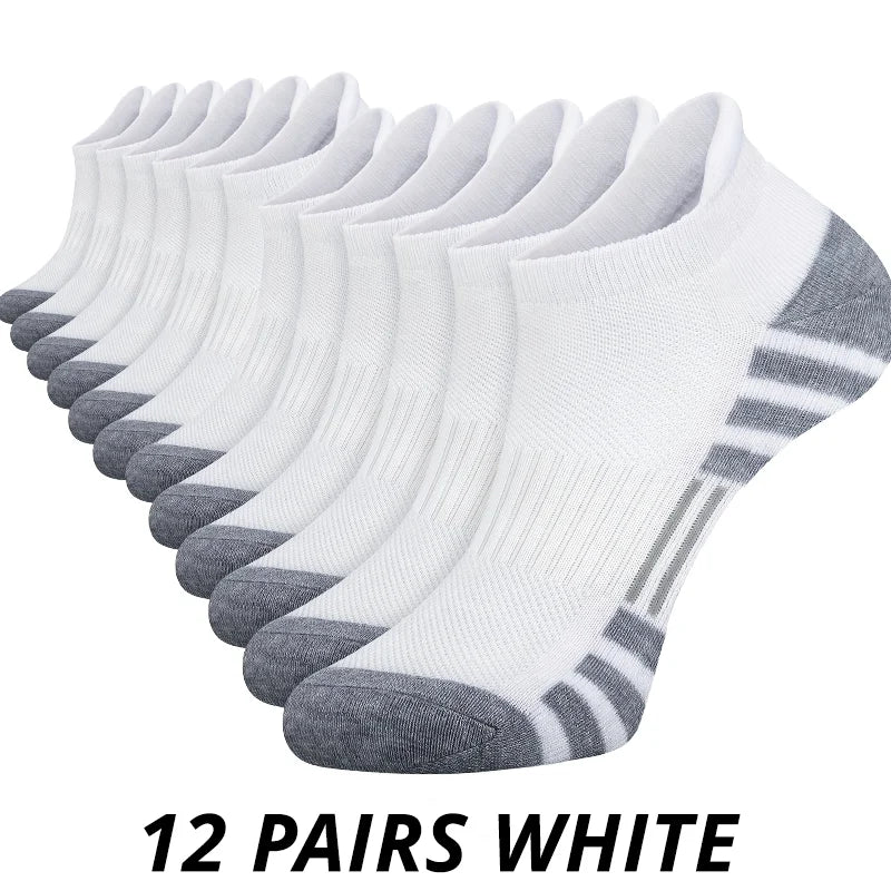 6/12 paires de chaussettes de sport pour hommes, de haute qualité, confortables, antidérapantes, pour le football, grande taille, nouveau style