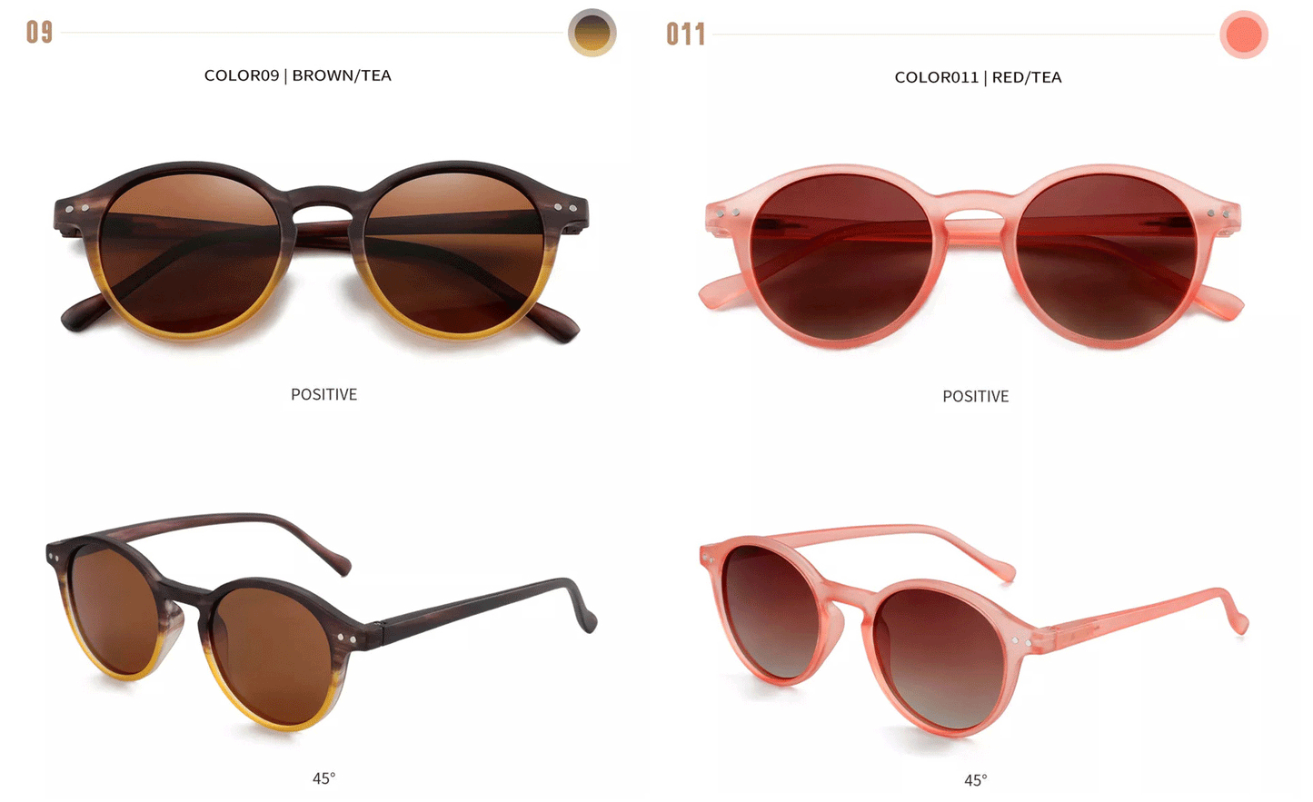 ZENOTTIC Lunettes de Soleil Rétro Polarisées 2023 2024 Hommes Femmes Vintage Petite Monture Ronde Lunettes de Soleil Verres Polarisés UV400 Nuance