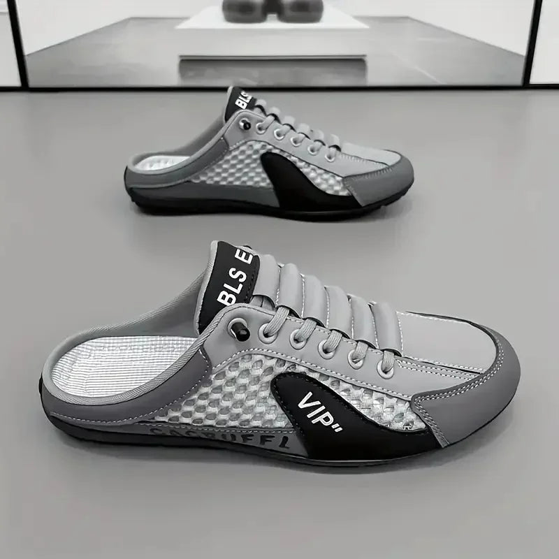 Men's Fashion Soft-soled Half Slippers Summer Men Trendy Bottom Casual Shoes Soft Sole Support Shoes Sneakers Zapatos De Hombre