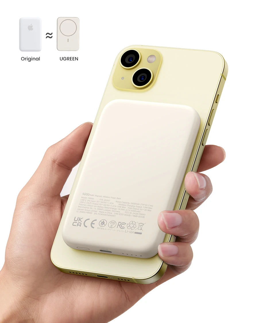 UGREEN PD20W Power Bank Magnetic 10000mAh Portable Wireless Fast Charging PowerBank for Magsafe for iPhone 17 15 Pro Max 16 Pro - Shoppiline