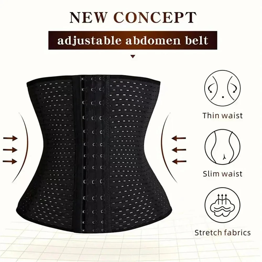Postpartum Corset Women Body Shapewear Black Belly Band Tummy Slimming Shaping Shaper Flat Belly
