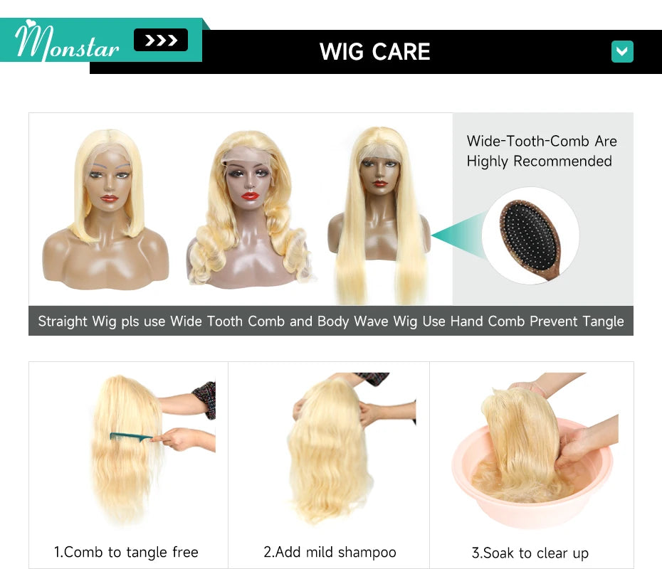 13x4 13x6 360 HD Transparent 613 Honigblond Farbe Spitze Front Echthaar Perücken für Frauen Rohes brasilianisches glattes Lace Frontal Perücke