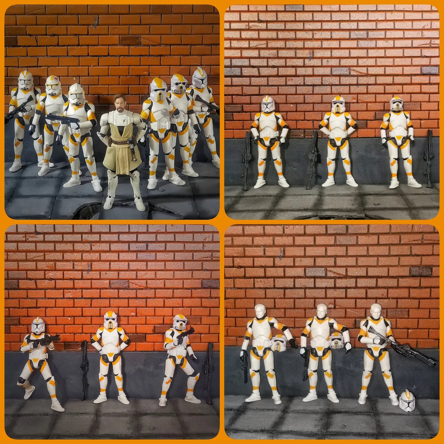 Star Wars 3.75 Inch Trooper 1/18 501st Legion Action Figure Hardcase REX Anakin Dogma Tup Toys Model Loose - Shoppiline