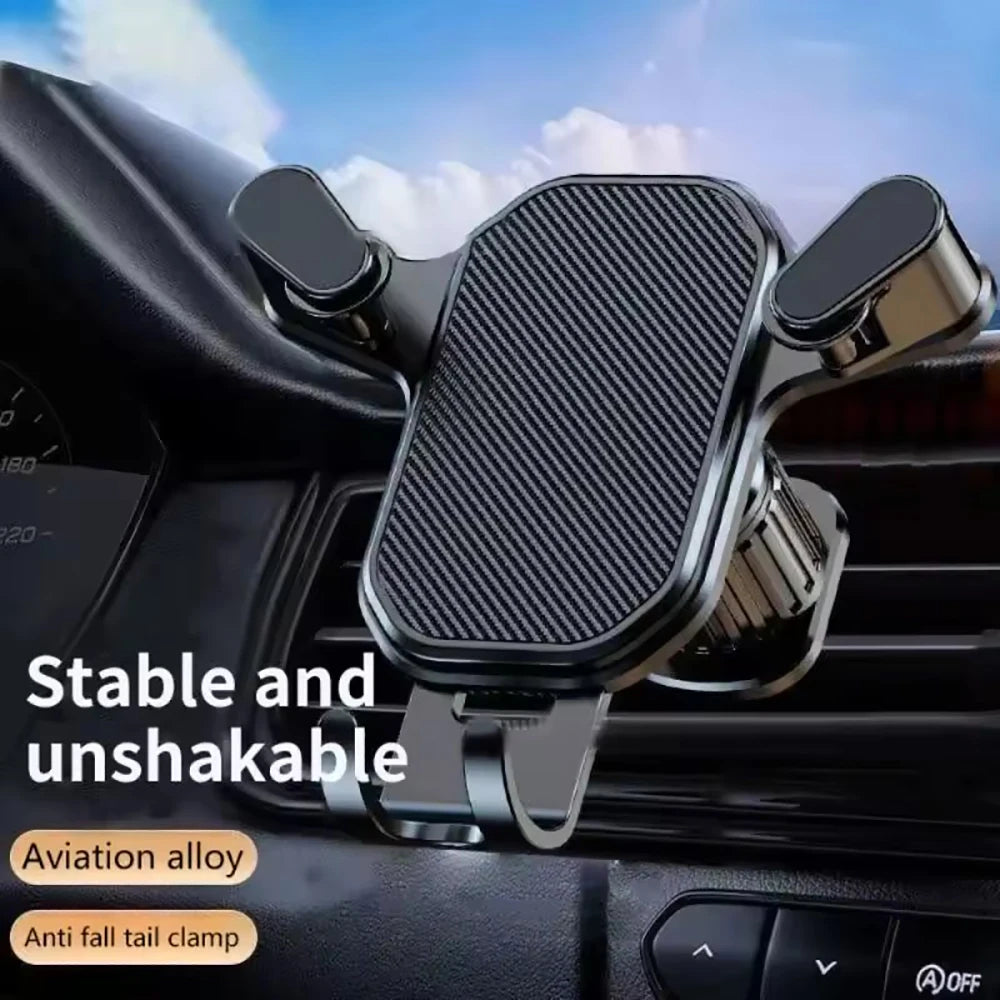 Gravity Car Phone Holder Air Vent Clip Mount for 4.7-7 inch Smartphone Universal Shockproof Stand for iPhone Samsung Xiaomi