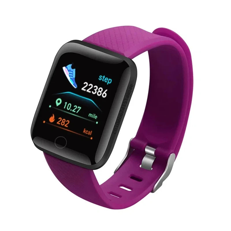 HOMEFISH Smart Fitness Tracker Bracelet with Color Screen Health Reminders Exercise Step Counting Information Notifications