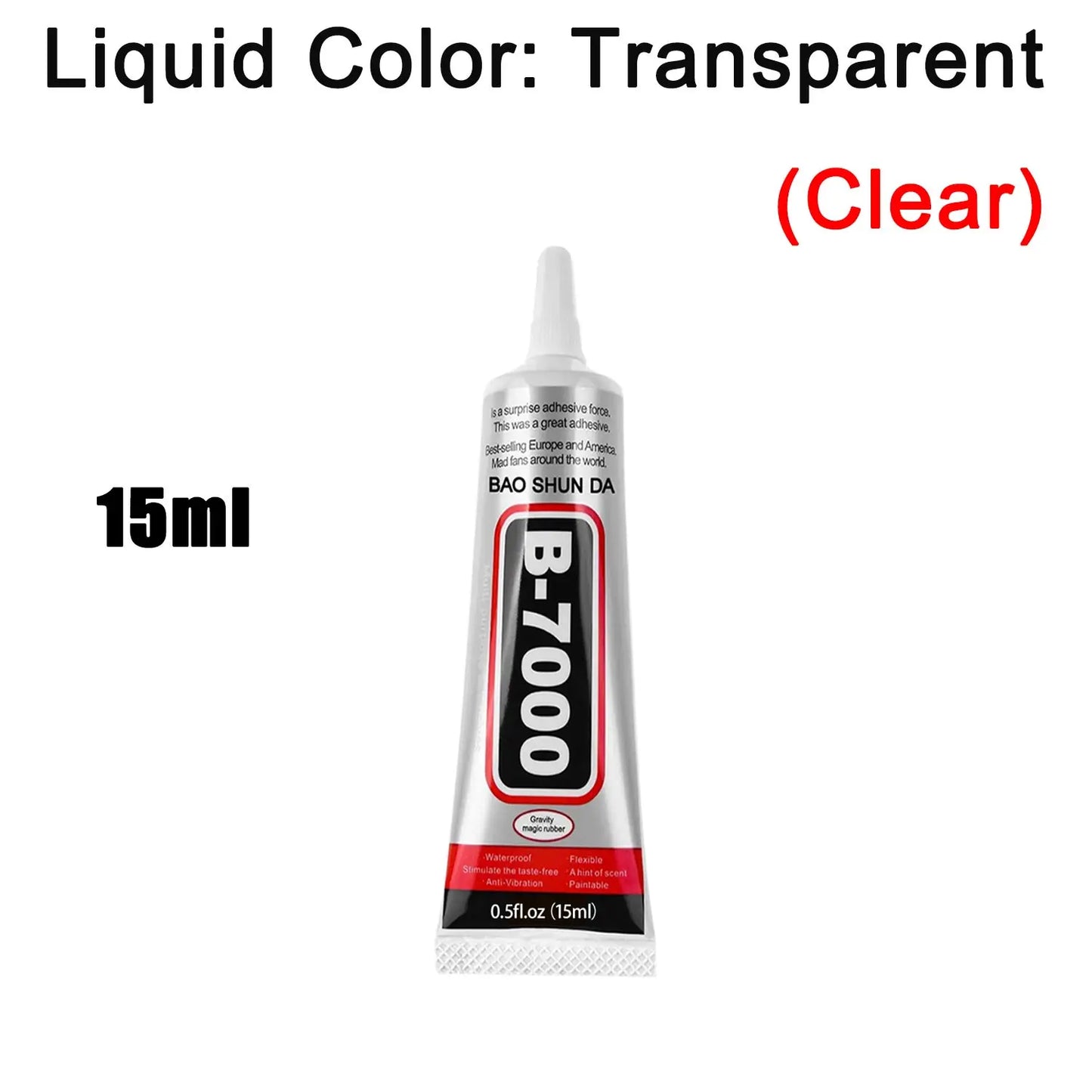 15ML 50ML 110ML B-7000 Clear Contact Phone Repair Adhesive Universal Glass Plastic DIY Glue T7000 with Precision Applicator Glue - Shoppiline