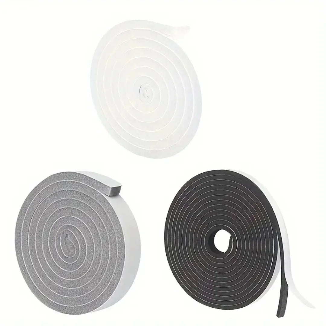 4m Foam Window Sealing Strips Windproof Sound-Proof Door Weather Stripping Dustproof Self-adhesive Tape Door Seam Sealing Strip