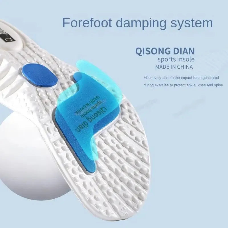 Sport Insoles for Feet Soft Shock Absorption Inserts Template Orthopedic Plantar Fasciitis Insole for Shoes Man Women Shoe Sole