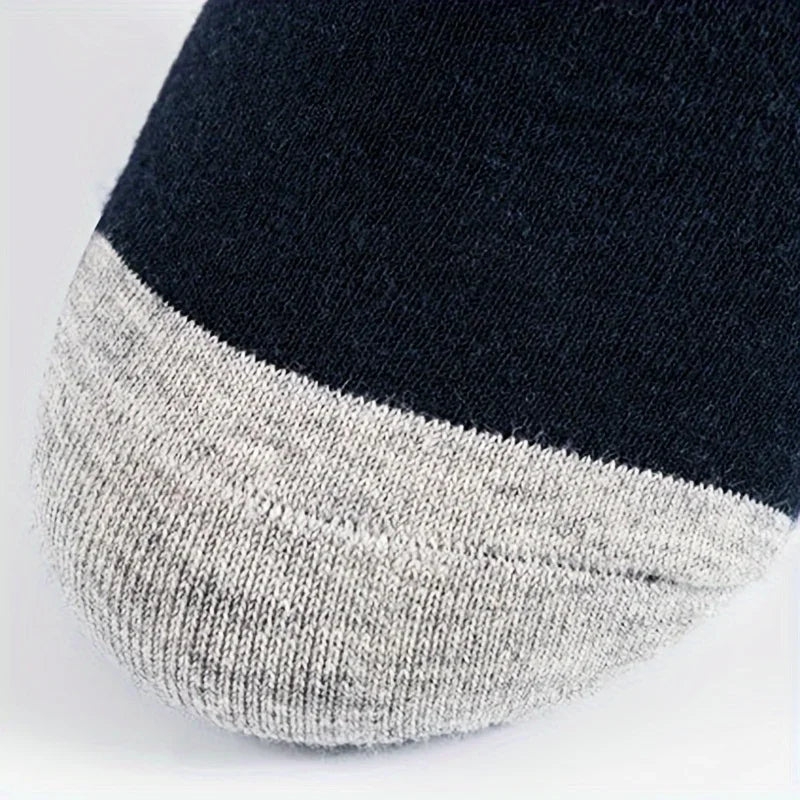 10/20/30pairs Men's Color Block Boat Socks, Fashion Breathable Comfy Low Cut Ankle Socks, Men's Socks