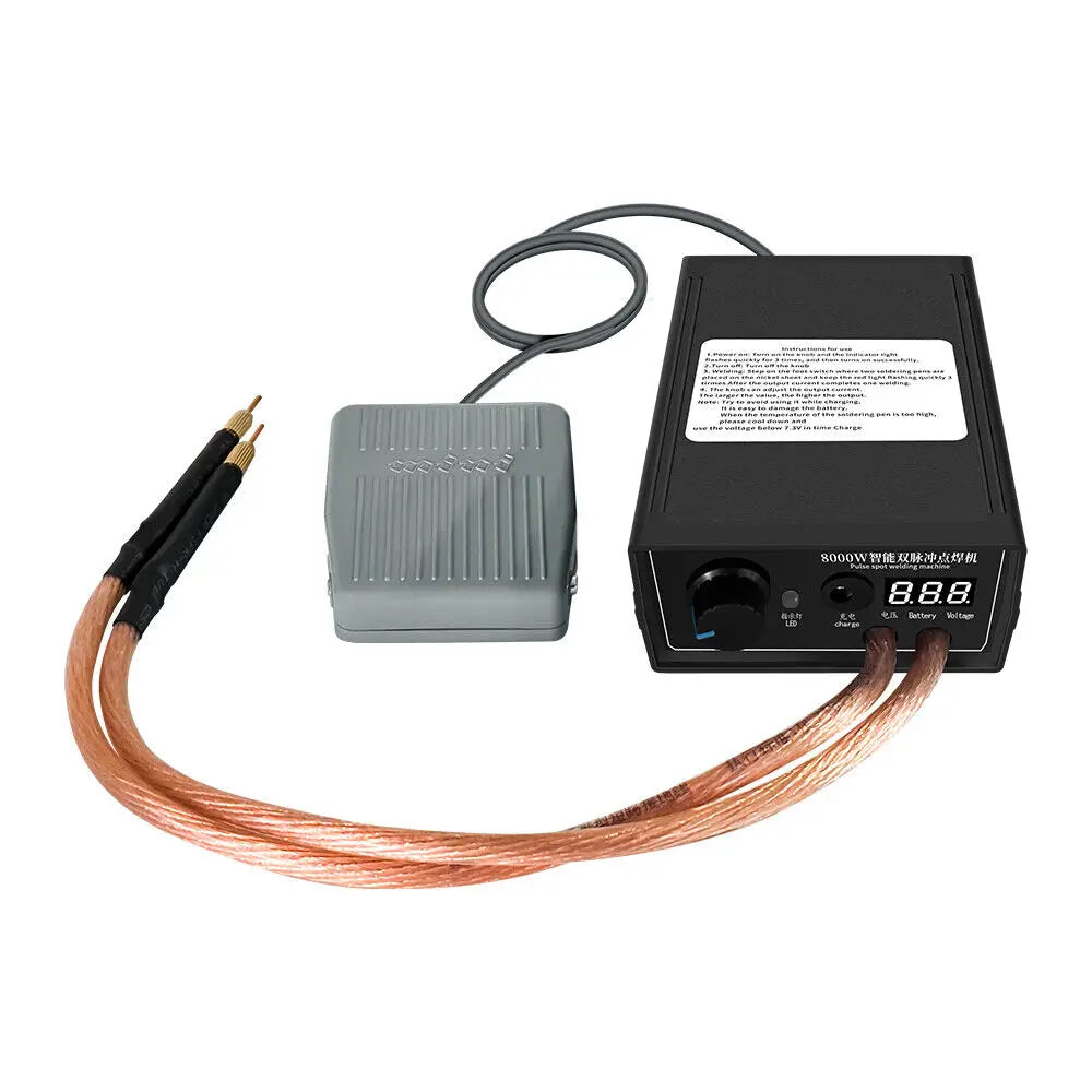 8000W Mini Spot Welder Kit DIY Automat 18650 Battery Pack Welding Portable Spot Welding Machine Pen For 0.15MM Nickel Strip - Shoppiline