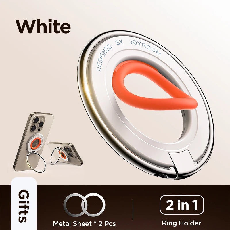 Joyroom Ring Phone Holder Colorful Magnetic Kickstand Silicone Ring Magnetic Phone Grip Holder Stand For iPhone Samsung Huawei - Shoppiline