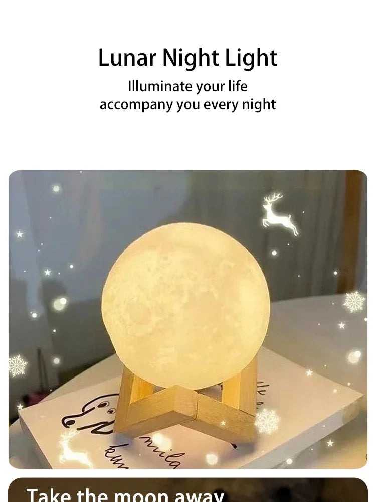 Duck Night Light Bedroom Decoration Cute Cartoon Animal Night Light Christmas Gifts For Kids Room Bedside Sleeping Lamp