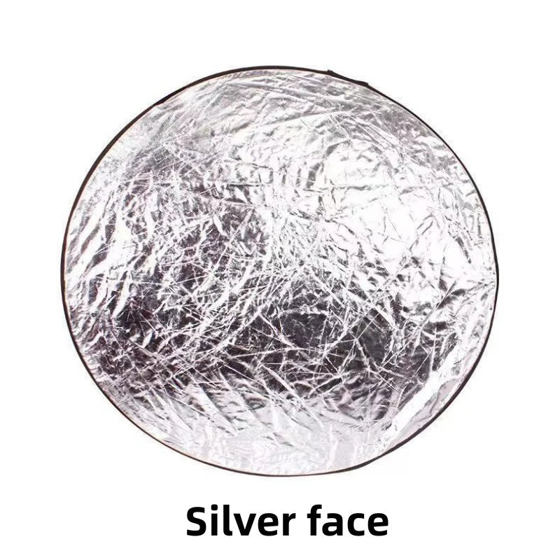 Clearance_RF01 24" Reflector 5in1 30CM 60CM 80CM 110CM Silver White Gold Portable Collapsible Soft Light Round Photography for S