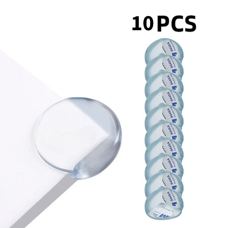 10PCS Transparent Anti Collision Angle PVC Pad Child Safety Corner Guard Baby Collision Proof Protector Table Corner