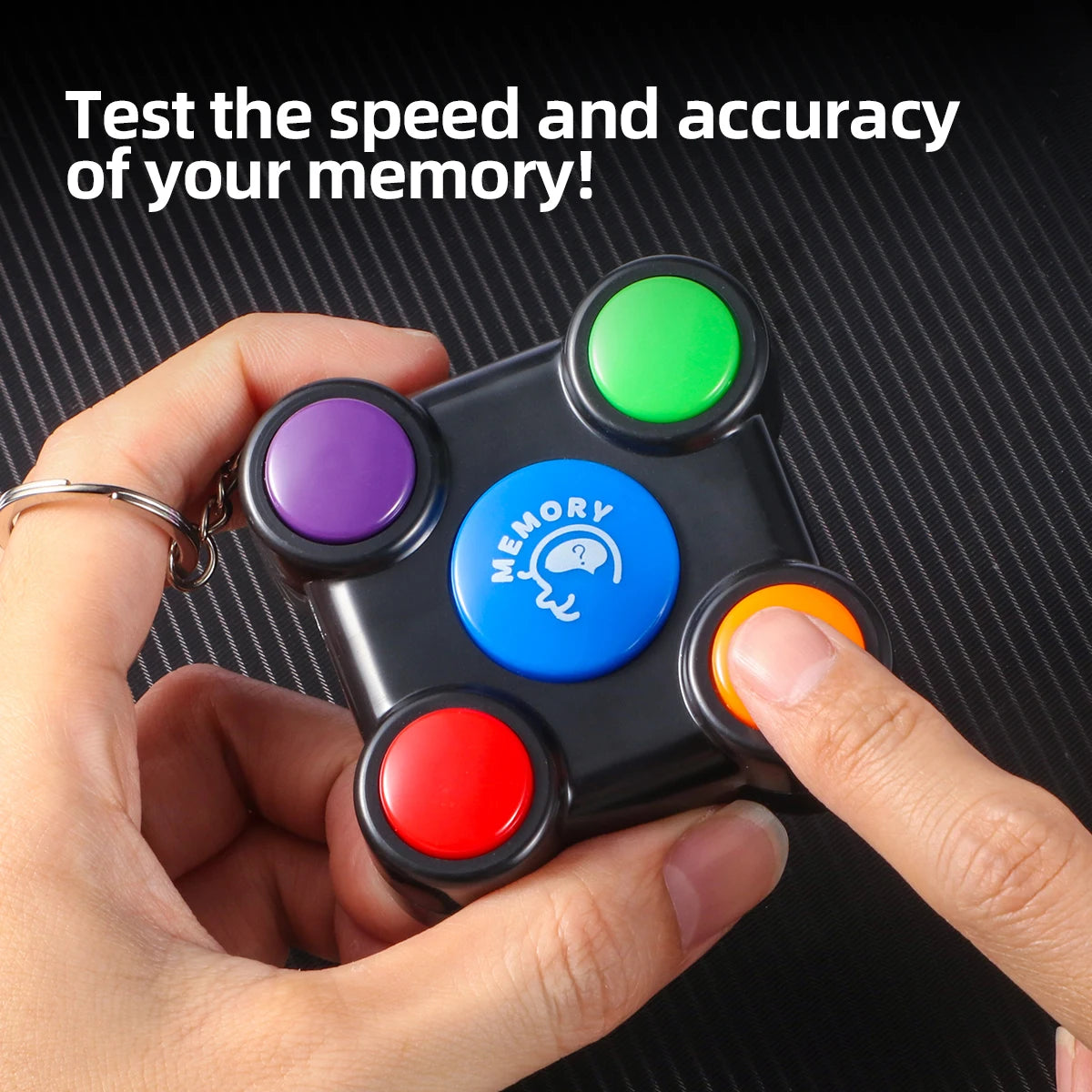 Puzzle and Memory Training Machine - Parent child Interactive Thinking Development Brain Toy - Creative Flash Sound - Mini Elect