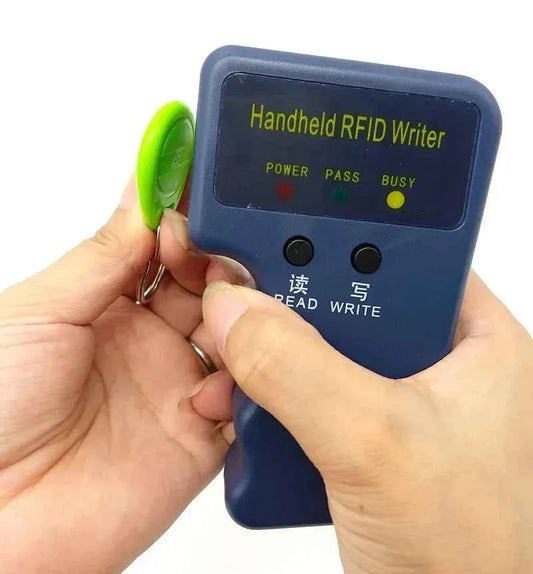5YOA Handheld Copier Writer Duplicator Programmer Reader Rewritable ID Keyfobs Tags 125KHz EM4100 TK4100 EM4305 T5577