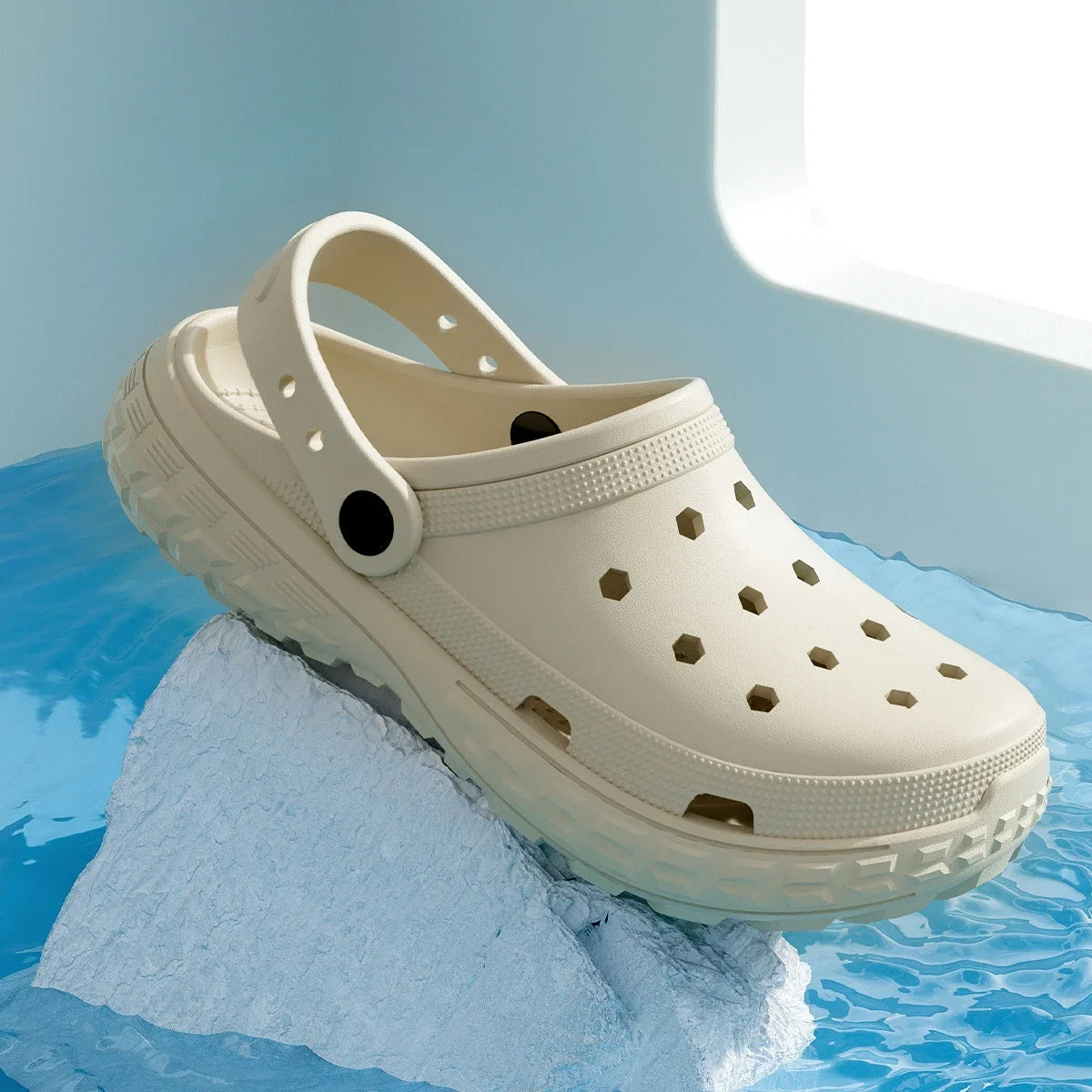 2026 Damen- und Herren-Clogs Sommer rutschfeste Outdoor-Sandalen Geschlossene Zehen Scheißgefühl Strandschuhe Dicke Sohle Weiche Sohle