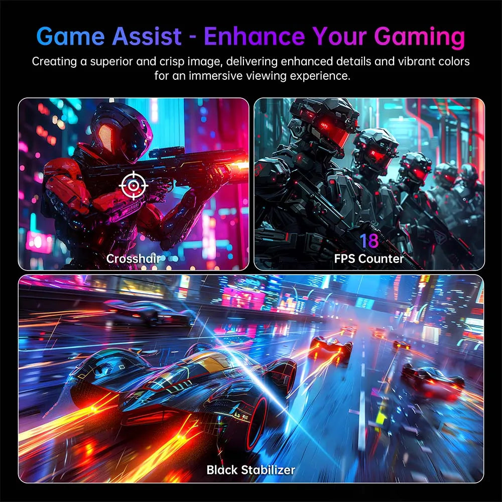 (2025 H24T09P Upgraded Version) KTC H24F8 FHD 23.8" 180Hz Gaming Monitor With Realistic Color Reproduction 1920*1080 Resolution - Shoppiline