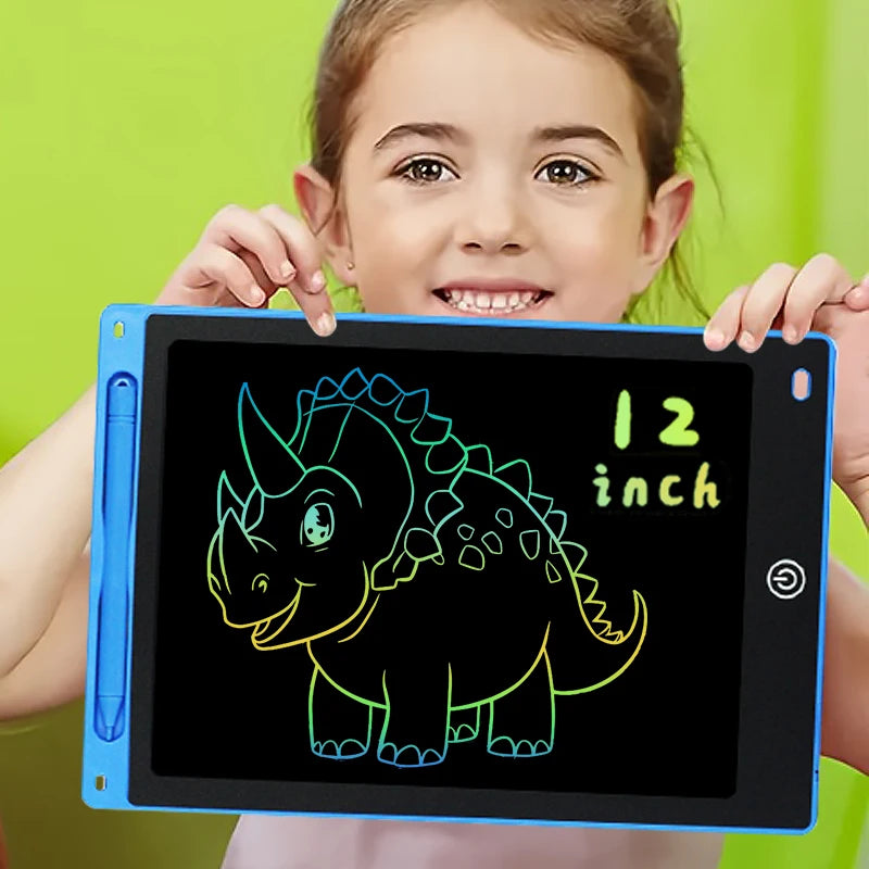 RSP 12 Inch LCD Drawing Board Electronic Writing Tablet Colorful Screen Doodle Board Educational toy For 3-8 Kids Birthday Gifts