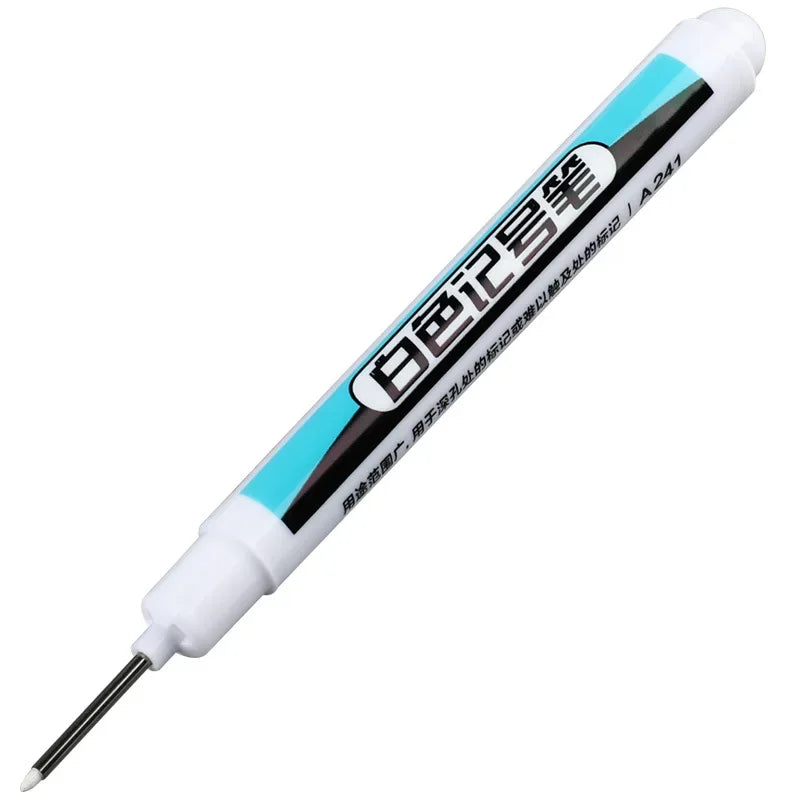 1/3/4Pcs White Permanent Paint Pen set for Wood Rock Plastic Leather Glass Stone Metal Canvas Ceramic Deep Hole Marker 0.7mm