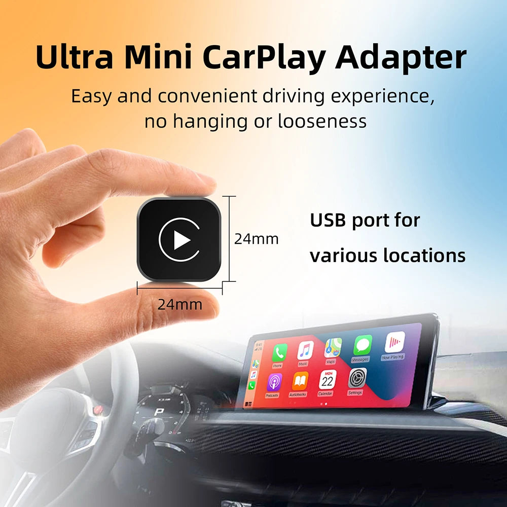 2in1 Wireless CarPlay Dongle Wireless Android Auto Adapter AI Smart Box Car Intelligent Systems For Car With Wired CarPlay - Shoppiline