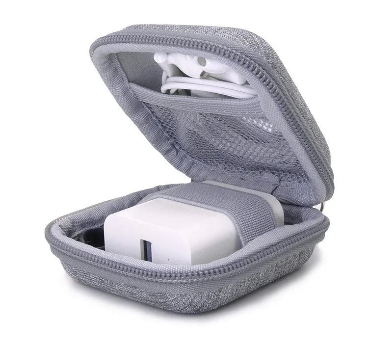 Portable Earphone Storage Bag Data Cable Organizer Bag Multifunctional Digital Gadgets Case For Charger U Disk Protective Cover