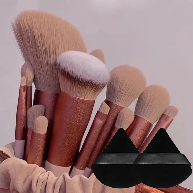 13-teiliges Make-up-Pinsel-Set Kosmetik-Make-up-Schwamm Make-up-Pinsel Beauty-Tool Lidschatten-Rouge Professionelles Pinsel-Set