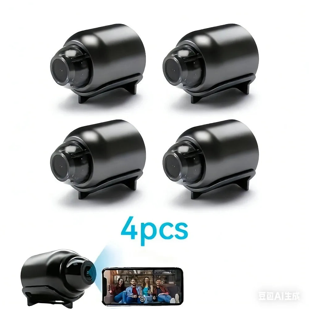 Mini 1080P Wireless Security Camera – Night Vision & Motion Alerts | Discreet Indoor Surveillance for Home, Office & Travel - Shoppiline