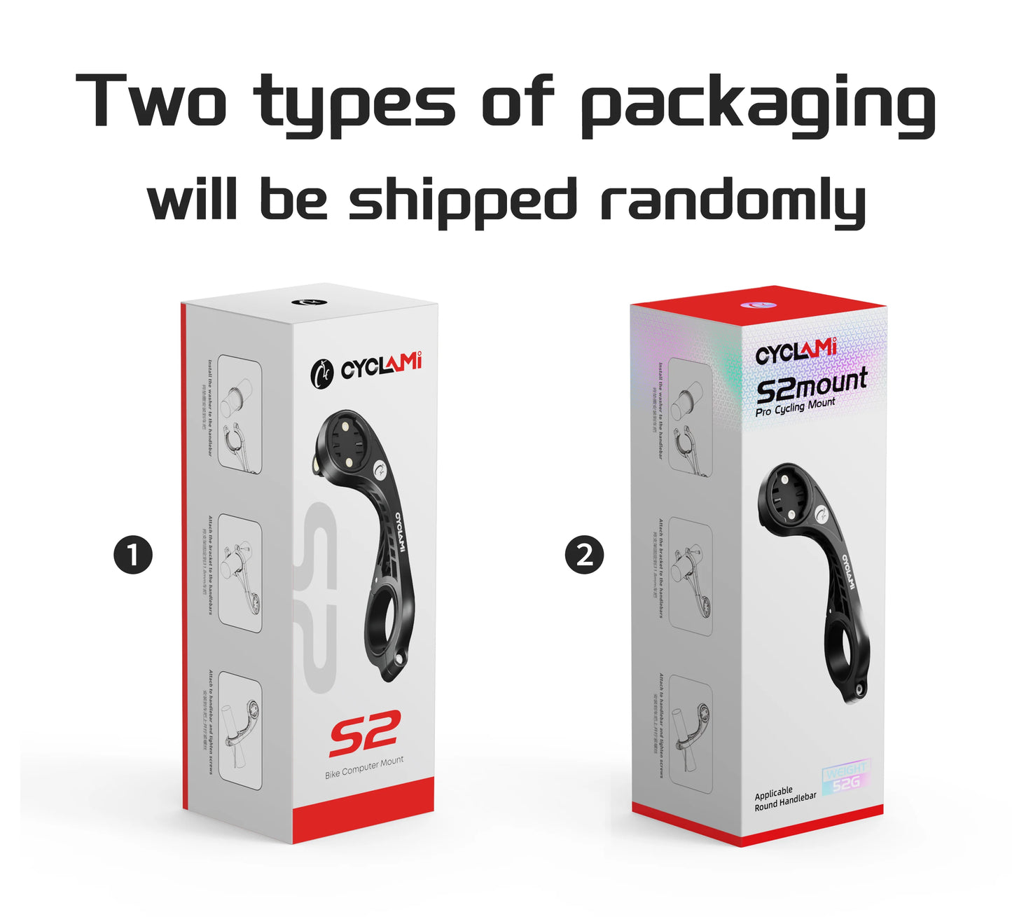 CYCLAMI S2 Bike Computer Mount Mountain Road Bicycle GPS Headlight Holder Bracket Support For GARMIN XOSS IGPSPORT Magene Coospo