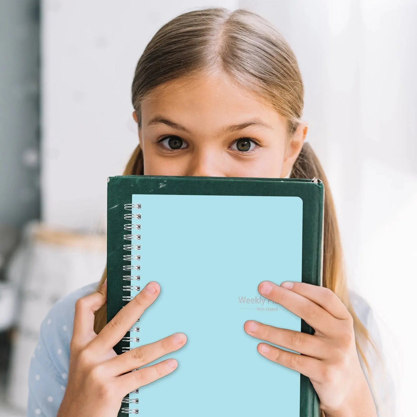 Clearance_Spiral Undated A5 Weekly Notebook Planner Agenda, Ntationery Office School Supplies, Record Daily Plan to Achieve_Cont