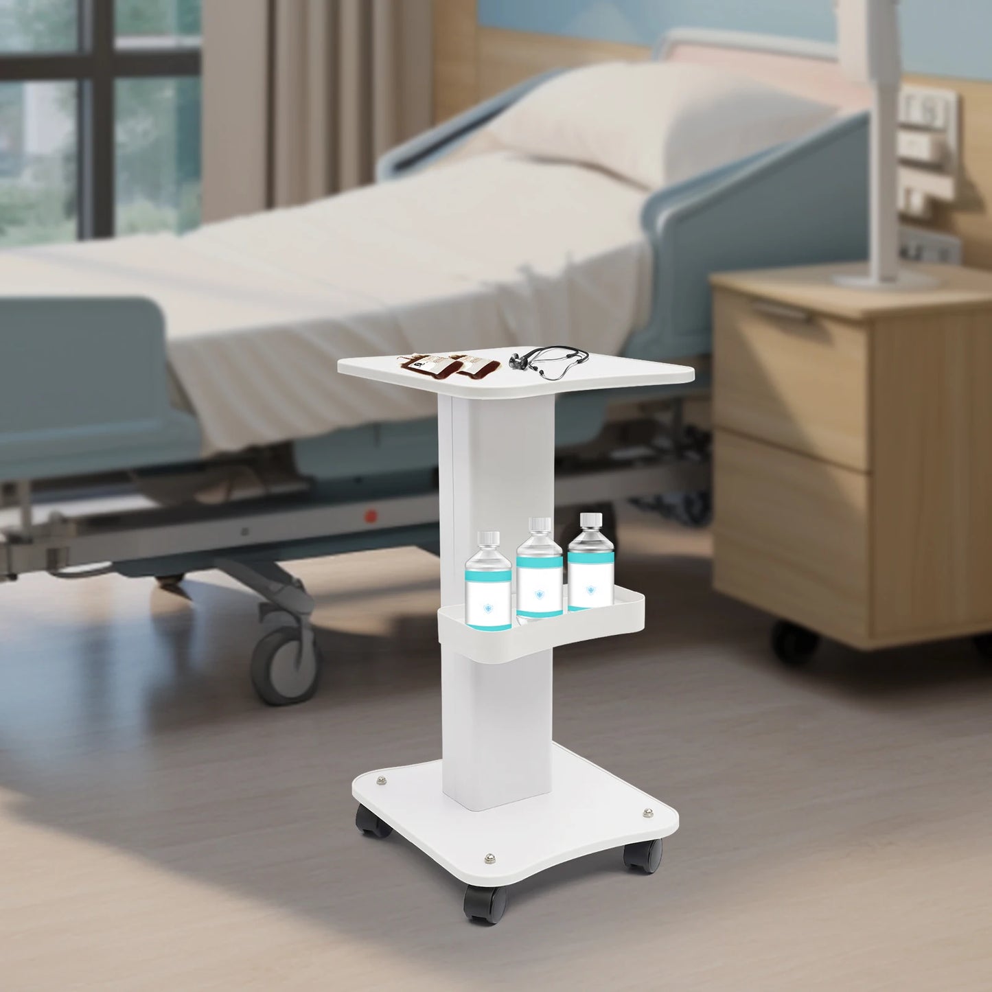 Salon Trolley Stand Beauty Instrument Beauty Auxiliary Trolley Organizer Cart With Wheel Spa Cart Equipment