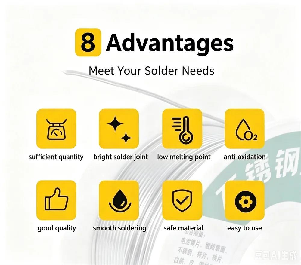 0.8mm 1.0mm 20g 50g 100g Soldering Tin Wire Tin Melt Rosin Core Solder Soldering Wire Roll No-clean FLUX 2.0%