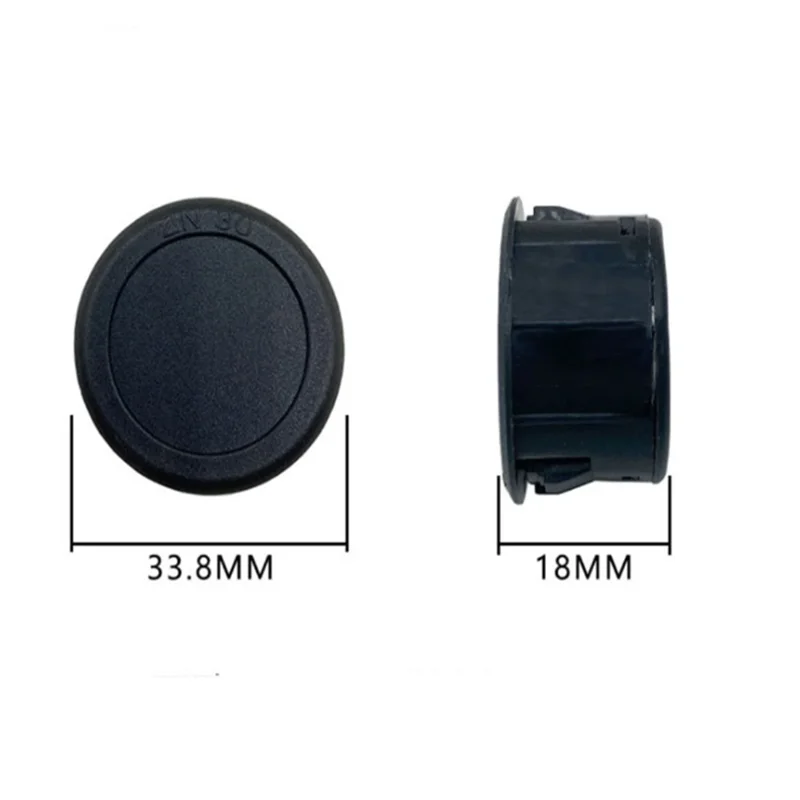 DC4-100V LED Display Circular Two-wire Automotive Voltmeter Digital Car Voltage Current Meter Volt Detector Tester Monitor Panel