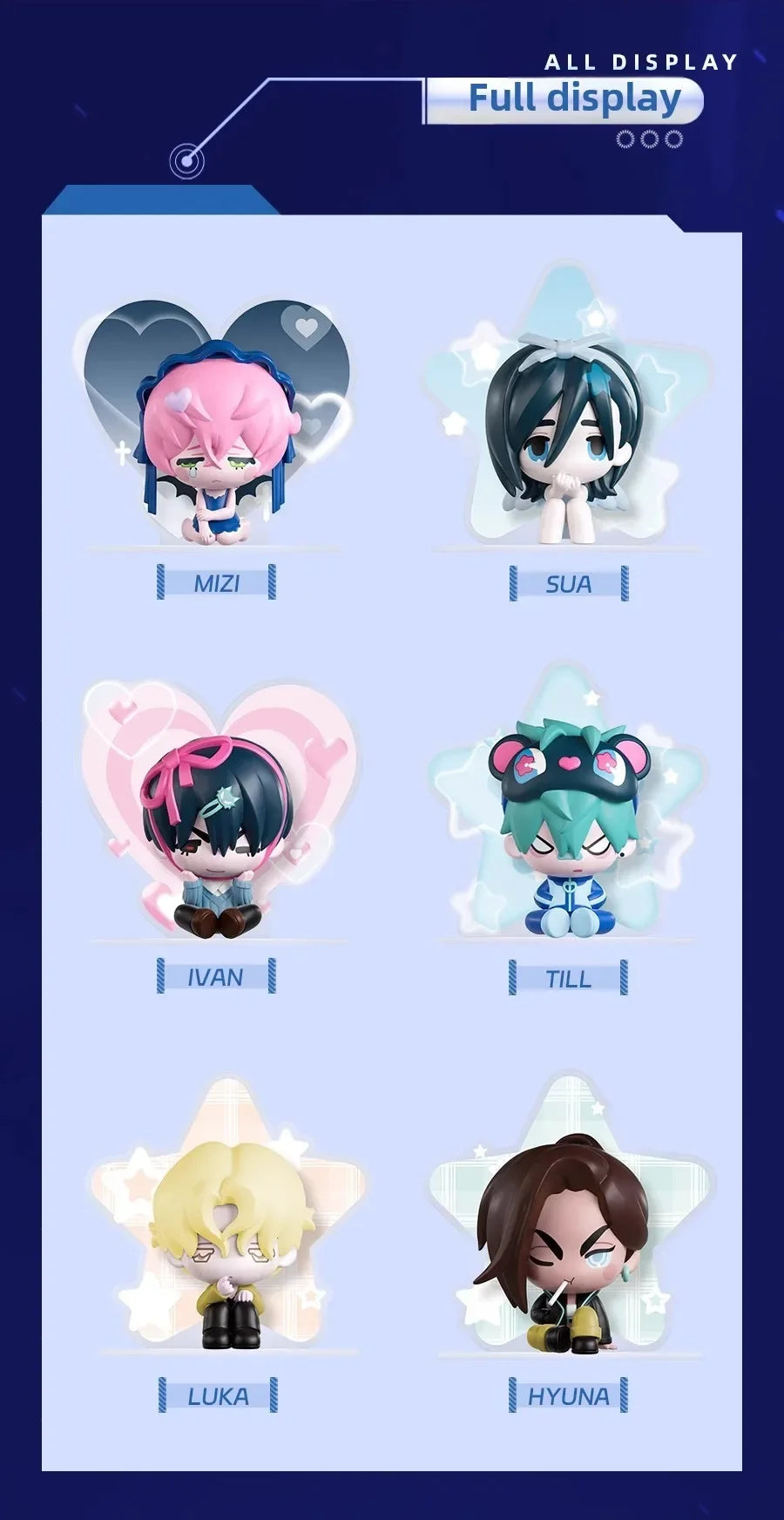 Alien Stage Free Stage Series Blind Box TILL LUKA Two-dimensional Animation Peripherals Collection Model Doll Toy Surprise Gifts - Shoppiline