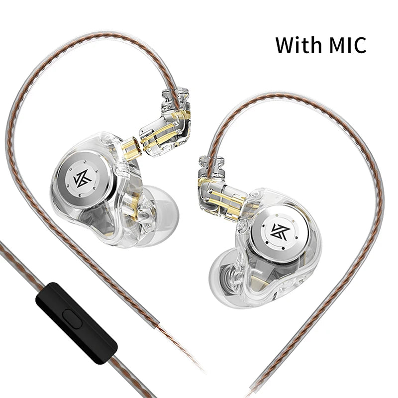 KZ EDX PRO 10mm Dual Magnetic Circuit Dynamic Drive Earphone HIFI Bass Earbud Sport Noise Cancelling Headset KZ ZSTX ZSN PRO ZAS