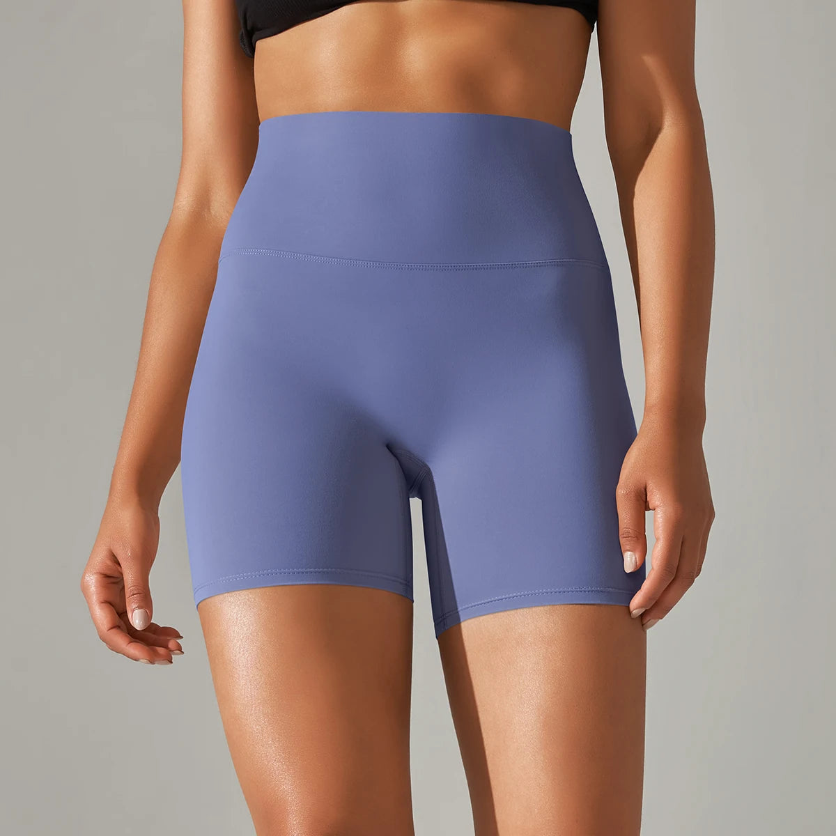1PC Yoga Shorts Women Fitness Shorts Running Cycling Shorts Breathable Sports Leggings High Waist Summer Workout Gym Shorts