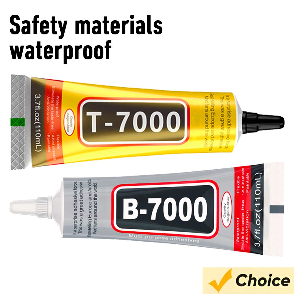 15/50/110ml B-7000 Glue Safety Materials Epoxy Resin Repair Cell Phone Touch Screen Jewelry Craft Liquid Adhesive T-7000 - Shoppiline