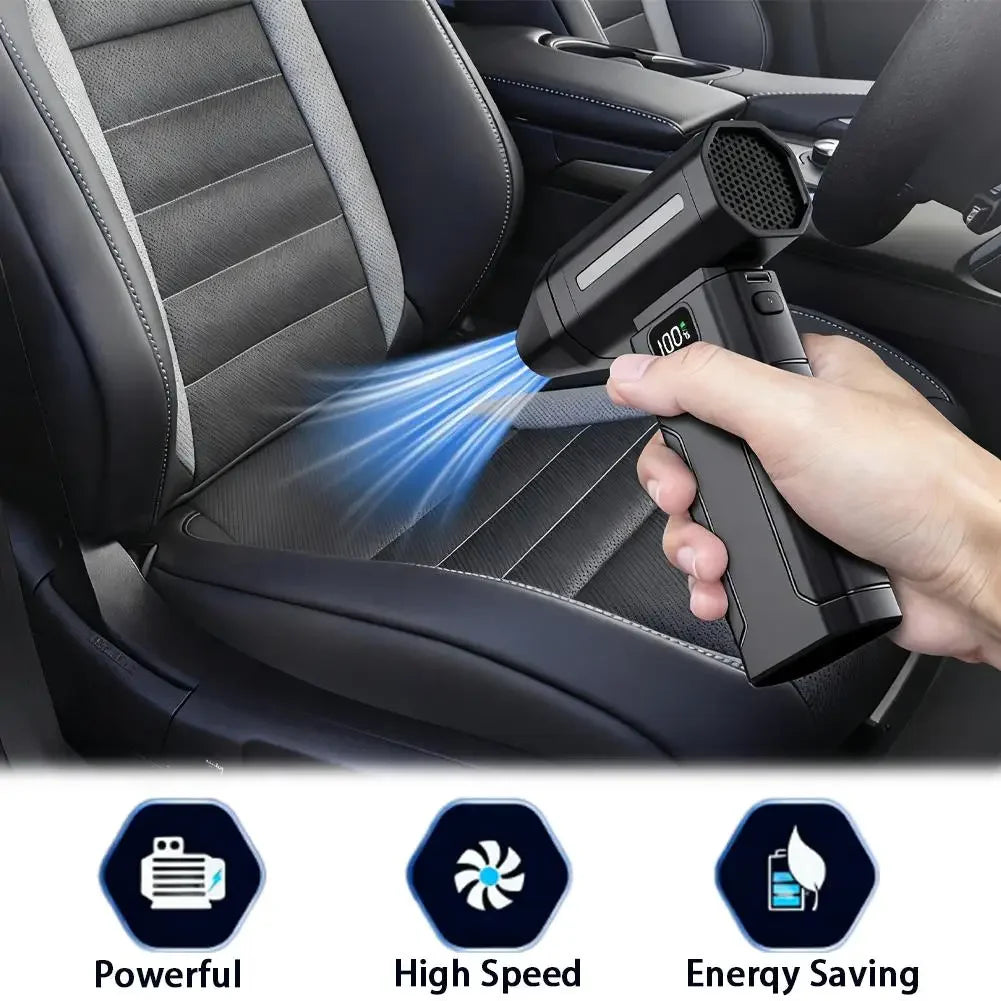 X8 Brushless Turbo Jet Fan Blower 150000RPM Powerful Electric Air Blower Vacuum Dust Cleaner Portable Dust Cleaner Violent Fan - Shoppiline