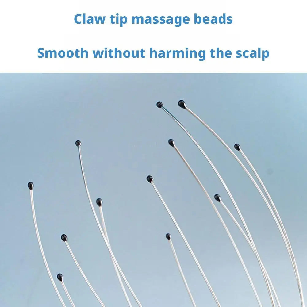 Octopus Head Massager Scratching Scalp Relaxation Relief Body Massager Scratcher Relieves Tension Health Care Tools Random Color