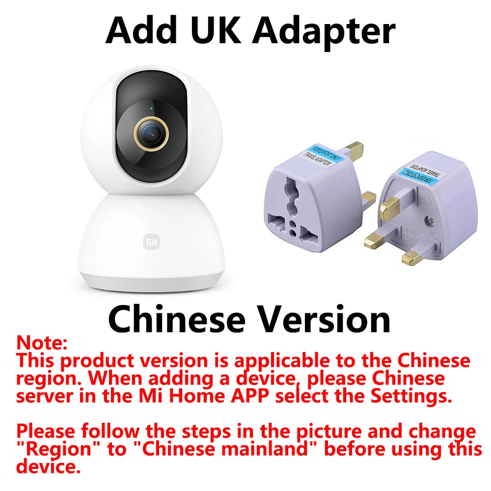 Original Xiaomi Smart Camera 2K 1296P HD 360° Angle Indoor Baby Security Monitor WIFI Night Webcam Video IP Camera Mi Smart Home - Shoppiline