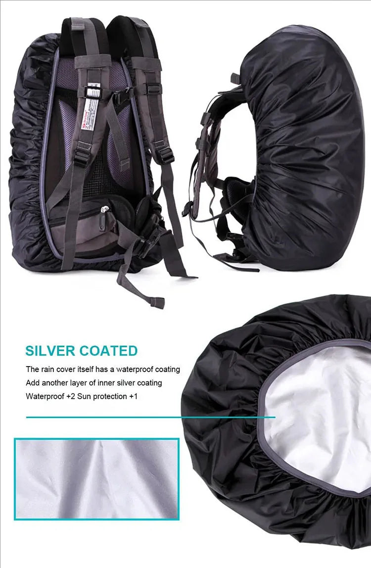 Waterproof Rain Cover for Outdoor Camping Hiking Mountaineering Backpacks Protects Bag from Rain & Splashes Keeps Gear Dry