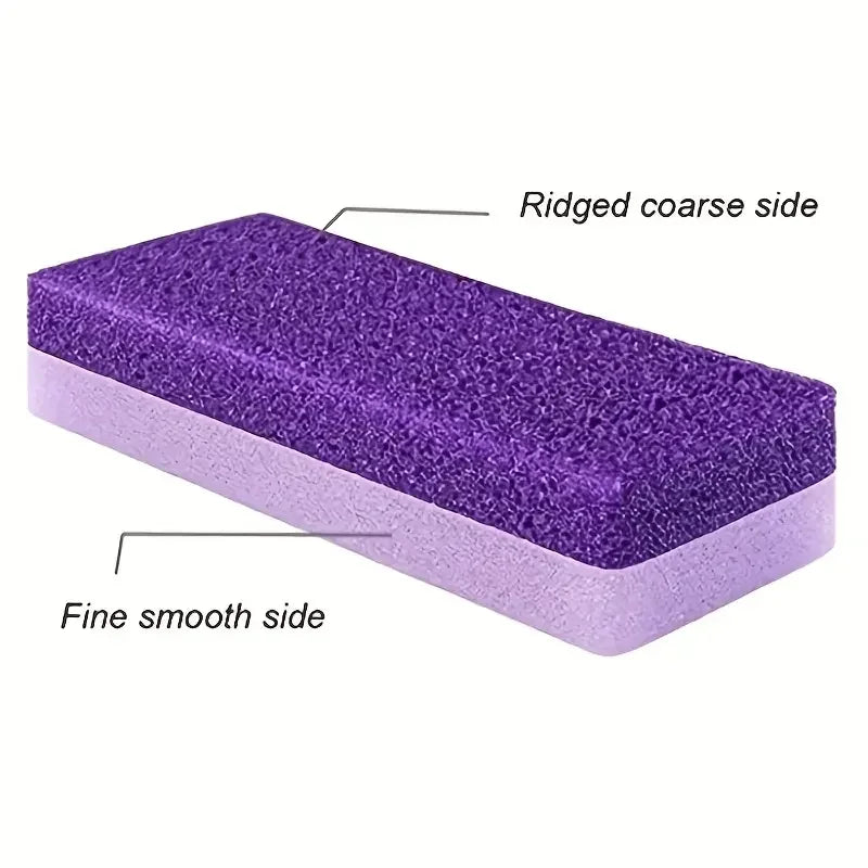 2PCS Pumice Stone Foot File for Callus & Dead Skin Removal – Pedicure Scrubber