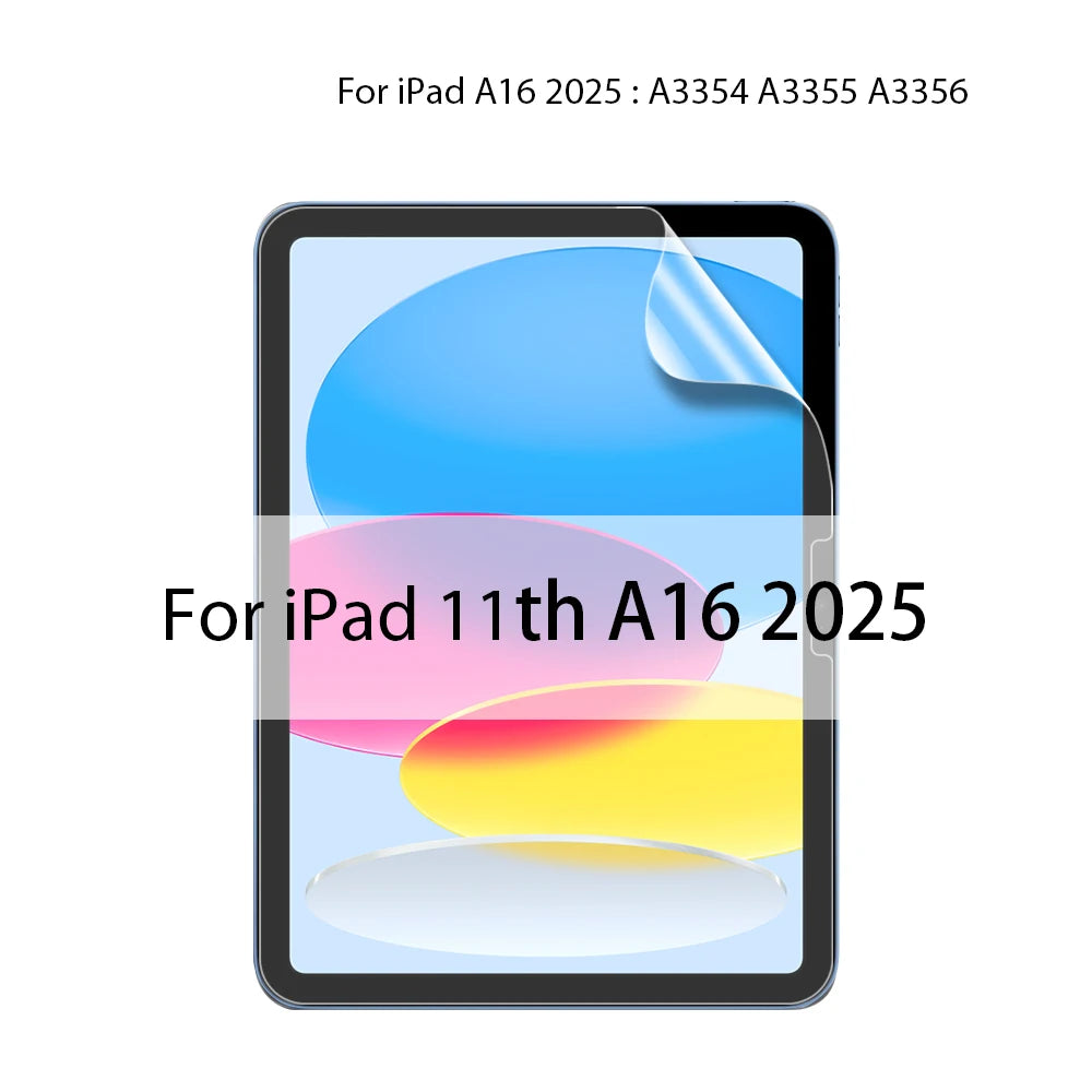 Like Paper Film Screen Protector For iPad Air 11 M3 A16 Pro 12.9 13 M4 M5 Air 3 4 5 10th 9th 8th Generation Mini 6 7 Accessories
