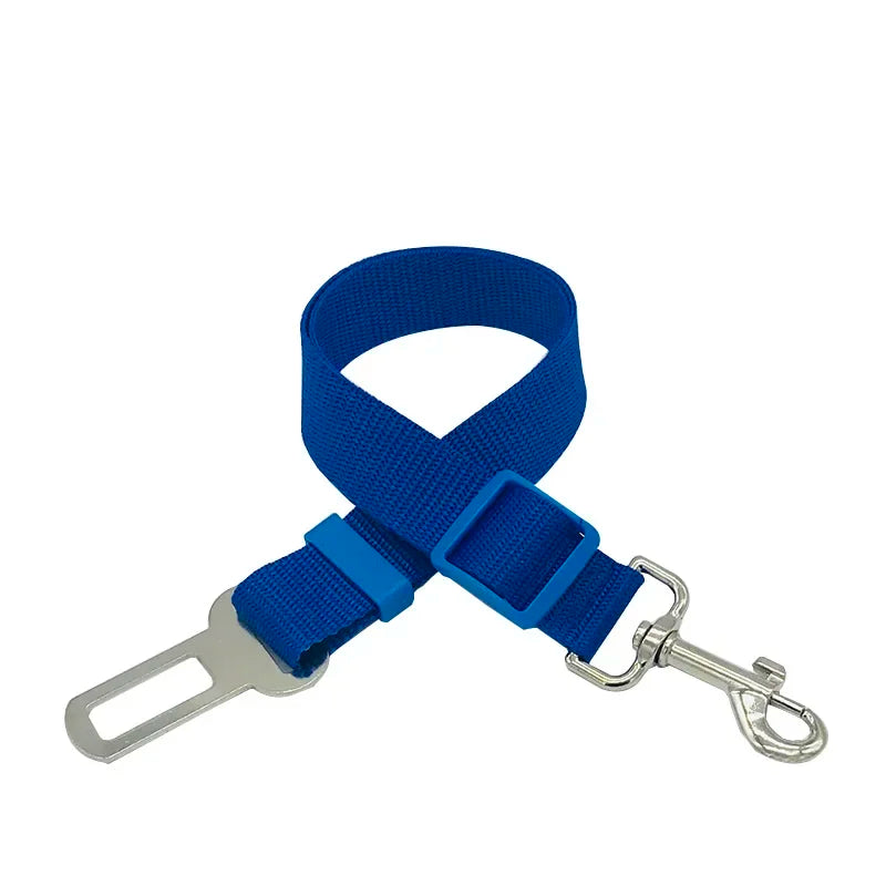 Adjustable Pet Dog Cat Car Seat Belt for Dogs Harness Leash Travel Clip French Bulldog Dog Collar Connector Accessories Supplies