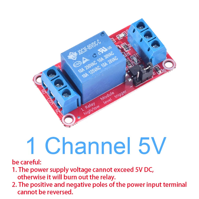 High/Low Level Trigger Relay Module 1/2/4/8 Channel 5V12V24V Home Intelligent Control Module With Optocoupler Isolation Output